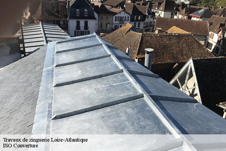 Travaux de zinguerie 44 Loire-Atlantique Couvreur Naoned