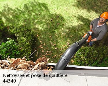 Nettoyage et pose de gouttière  44340