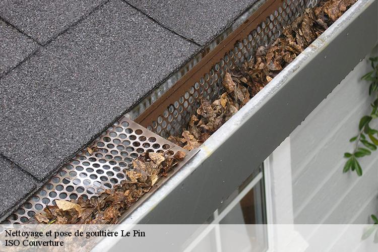 Nettoyage et pose de gouttière le-pin-44540 ISO Couverture