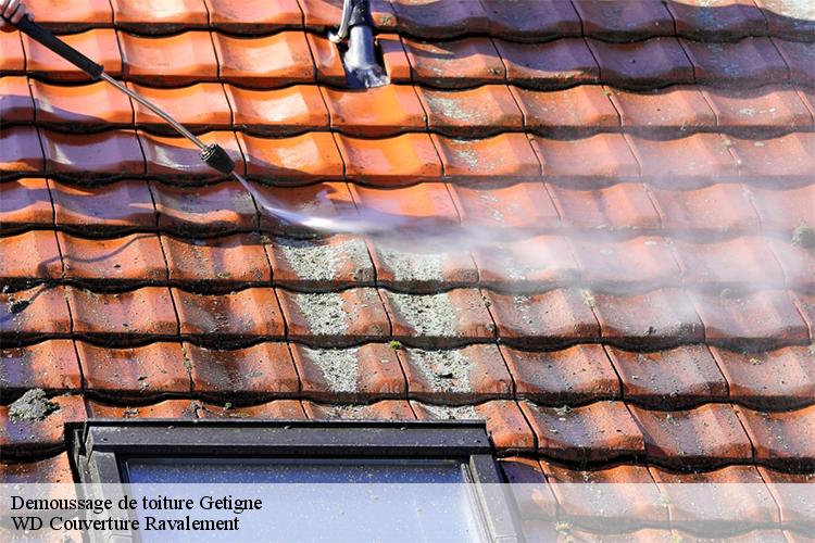 Demoussage de toiture  getigne-44190 WD Couverture Ravalement