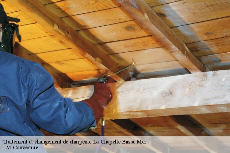 Traitement et changement de charpente  la-chapelle-basse-mer-44450 LM Couverture