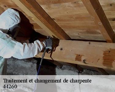 Traitement et changement de charpente  44260